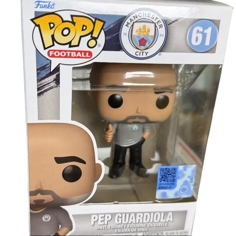 Pep Guardiola #61 Funko POP! Soccer Manchester City Figurine with Protector Case