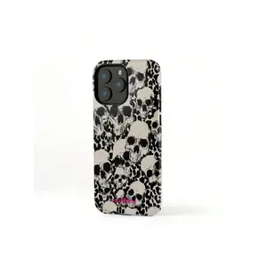 CASEEMINDer Cases - PINK SKULL & LEOPARD Series |       Phone Cases For IPhone 16 15 14 13 12 11 |       Durable Protection  (TPU+PC) |       Smartphone Camo Design,Suitable For IPhone 17 Air,Suitable For IPhone 17 Air