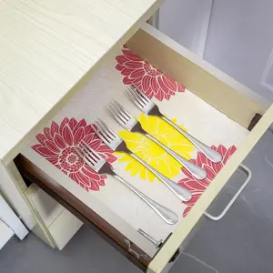 18 INCH x 96 INCH Shelf Liner for Kitchen Cabinets Non-Adhesive,Cabinet Liner for Shelves Non Slip Drawer Liner,Drawer Liners,Cupboard Liners for Cabinets Easy to Clean