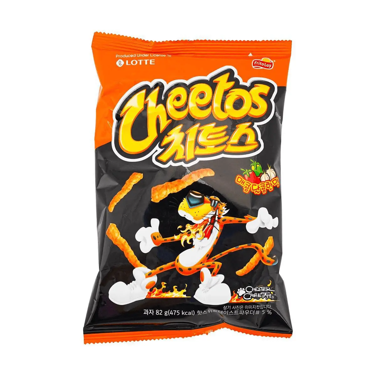 LOTTE Korea Cheetos Sweet & Spicy Corn Puffs 82g - K-Snack, AESPA Official Merchandise LOTTE Korea Cheetos Sweet & Spicy Corn Puffs 82g - K-Snack, AESPA Official Merchandise