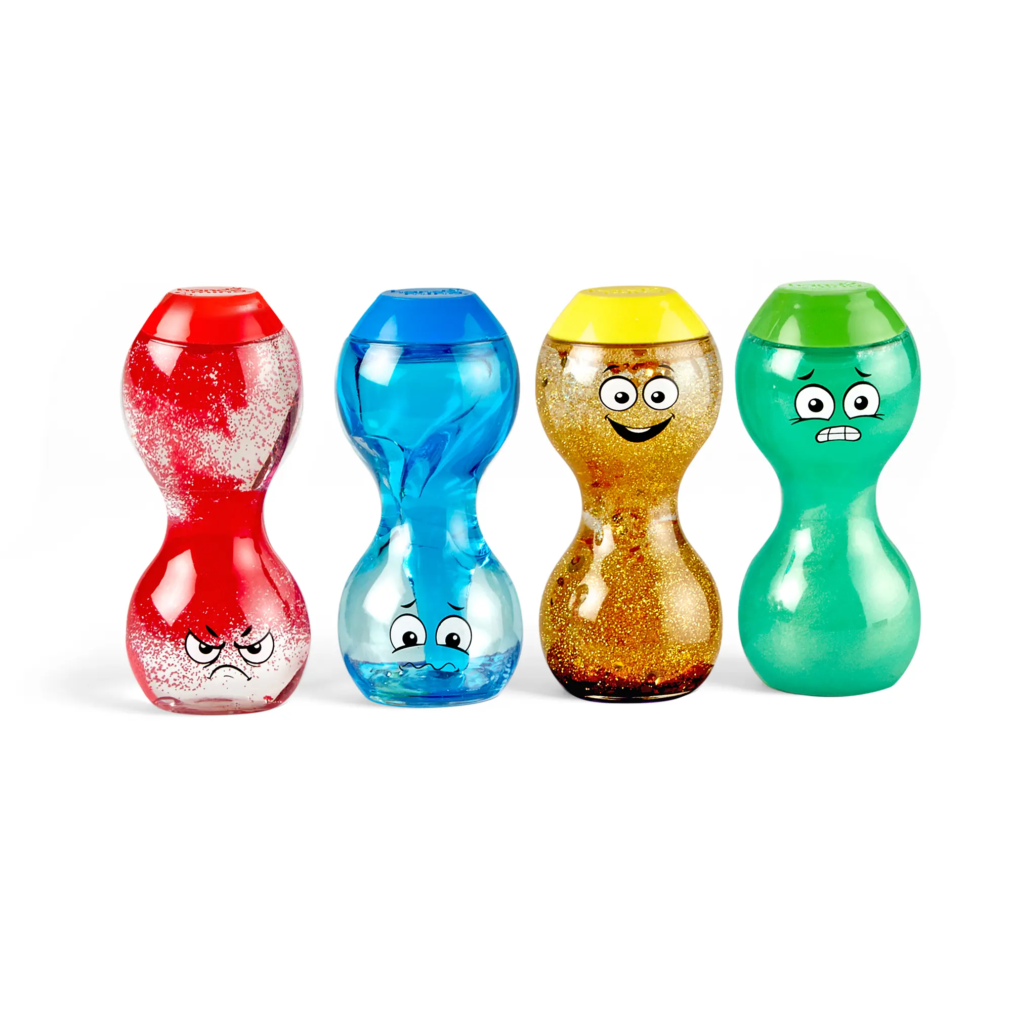 hand2mind Express Your Feelings Sensory Bottles- Primary Emotions, Secondary Emotions, Social Emotional Learning, Quiet Fidget Toys for Kids, Comfort Items for Anxiety, Toddler Calming Corner, Calm Down Corner Supplies