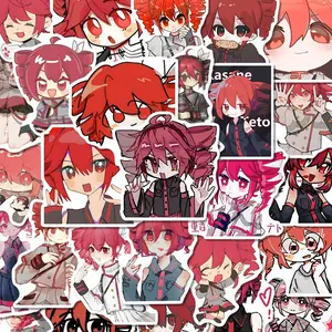 Anime Character Pattern Sticker, 64pcs/set Waterproof Self Adhesive Decor Paper, Decor Sticker for Gift Greeting Card Water Bottle Laptop Phone