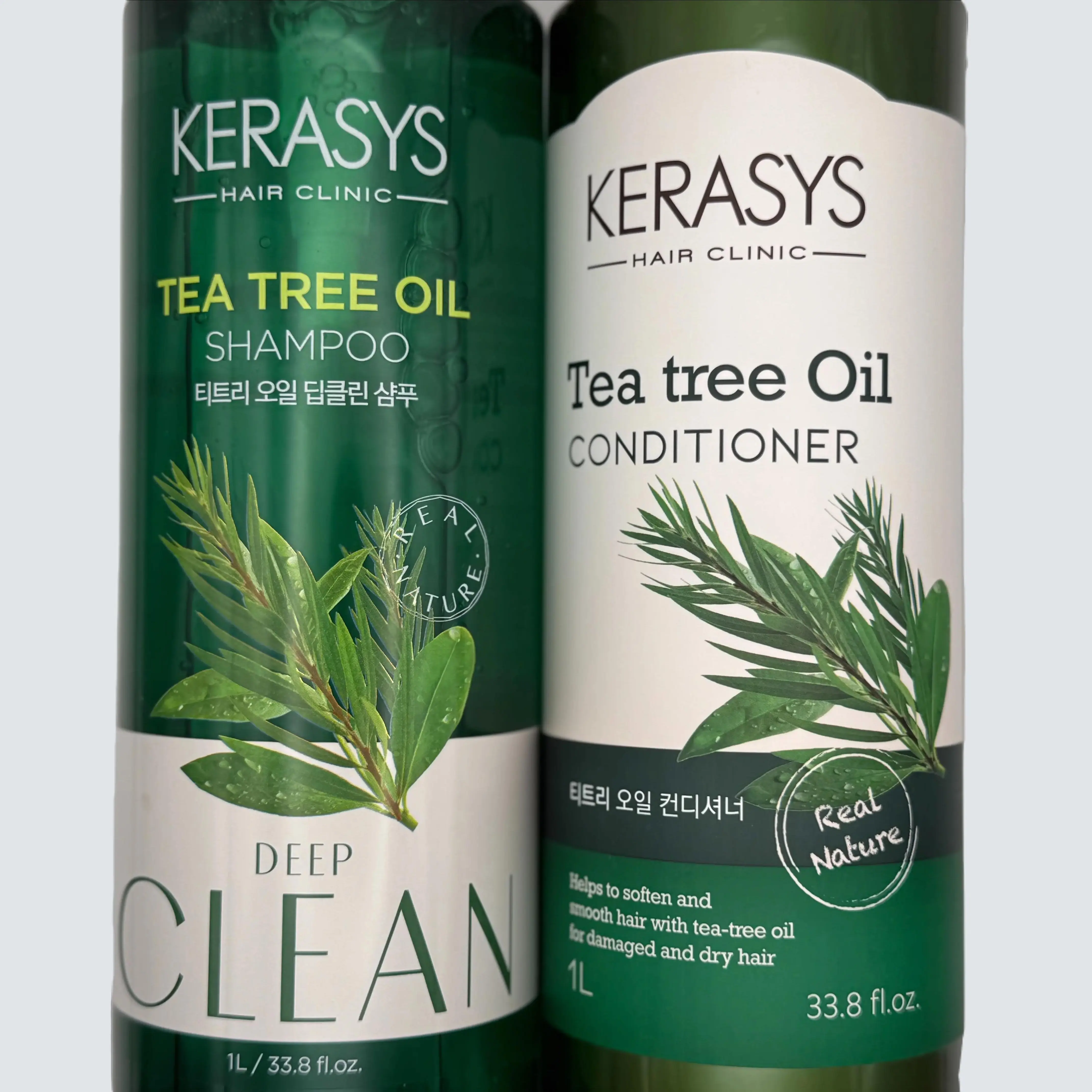 KERASYS Tea Tree Oil Shampoo &/OR Conditioner Dual-Action Hair Care Formula with Tea Tree Oil for Healthy Hair 33.8 fl. oz.