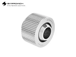 Barrowch Compression Fitting (ID3/8-OD1/2) Soft Tubing - Silver