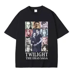 Twilight The Eras Saga Economy Graphic T-Shirt for Men and Women, Robert Pattinson, Vintage Classic, Men's Casual