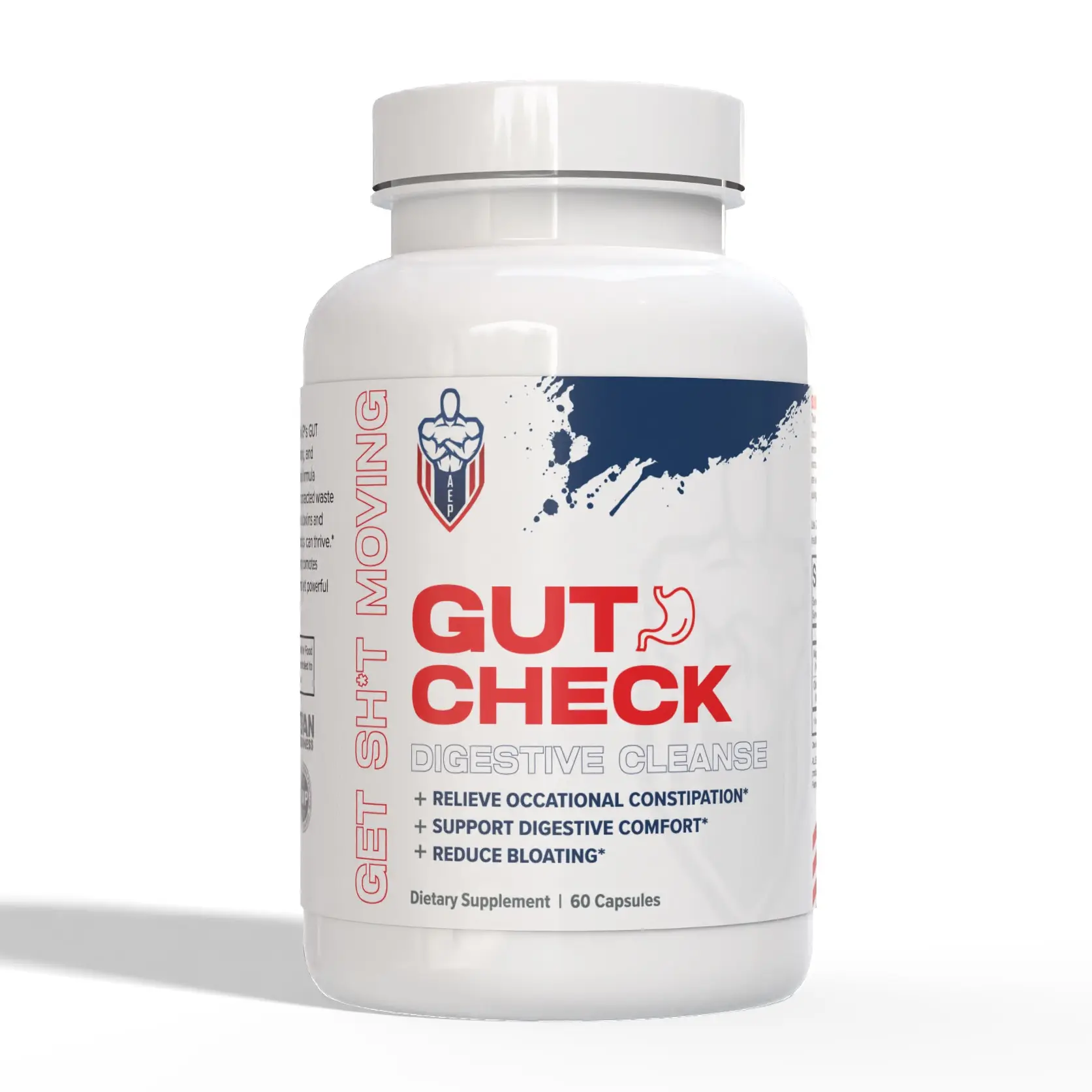 Alpha Elite Performance Gut Check - Natural Digestive Cleanse - Bloat Relief for Optimal Health - Dietary, Healthcare Supplement Magnesium