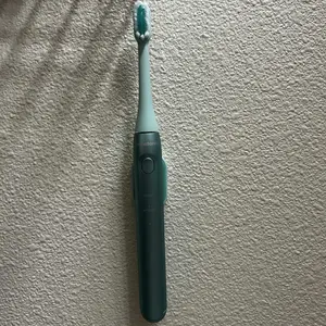 AquaSonic ICON Rechargeable Travel Power Toothbrush - Oral Electric with Soft-Touch Handle, Travel Case, Smart Timers, Mint Green, ADA Approved - Dental Cleaner