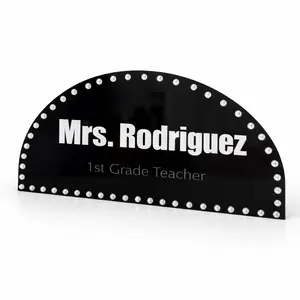 Personalized Rhinestone Teacher Desk Name Plate