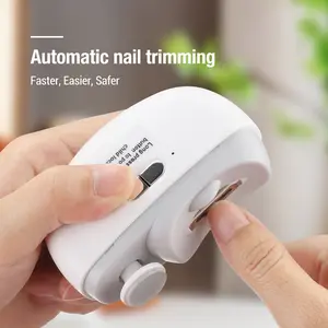 Intelligent Automatic Electric Nail Clipper, Multifunctional Nail Grinder, Electronic Nail File, Adult Nail Trimmer, Nail Trimming & Polishing, USB Charging, Nail Clippers