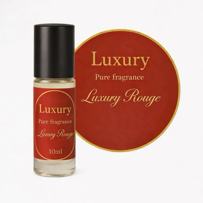 Rich Rouge ROUGE & ROLL-ON SCENT OIL 10mL Alcohol-Free Long-Lasting Oil-Based Fragrance in Travel-Friendly Roller Bottle