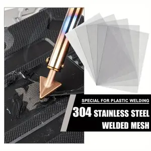 Stainless Steel Car Plastic Repair Net, Durable Welding Mesh for Bumper Holes & Cracks, Easy Application, Long-Lasting Fix