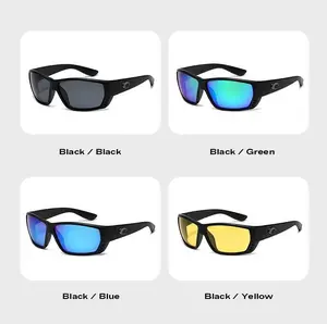 Full Color Costa Style Polarized Sunglasses Anti Glare UV400 Driving Fishing Cycling Outdoor Running Hiking Sport Glasses