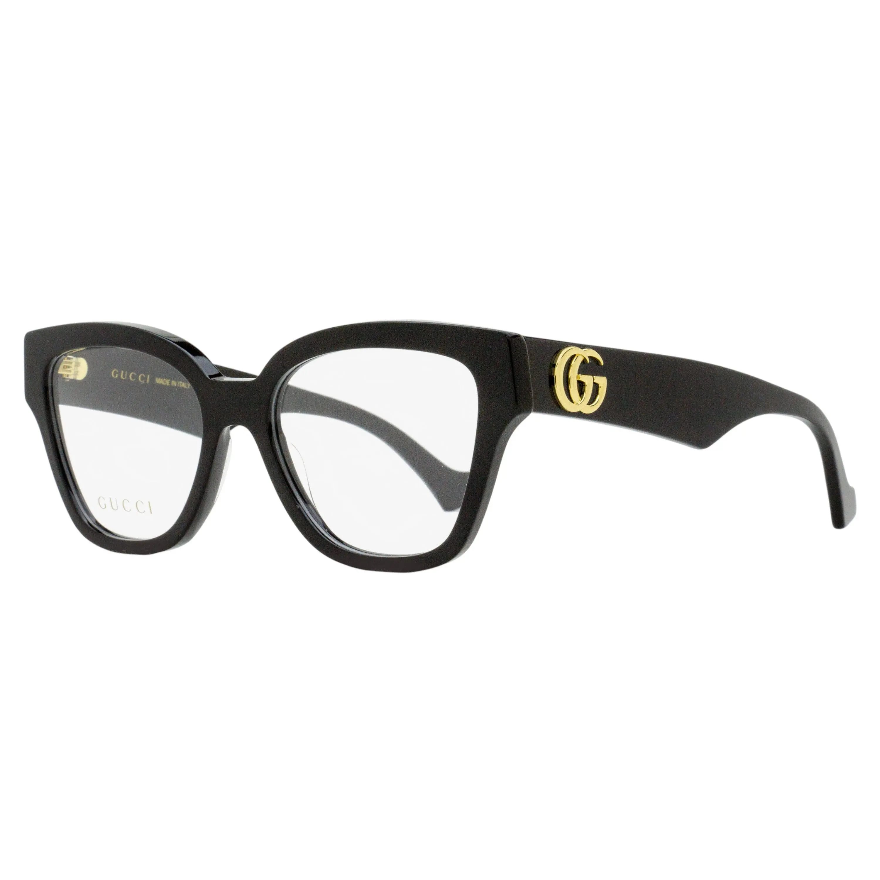 Gucci Sculpted Square Eyeglasses GG1424O 005 Black 54mm