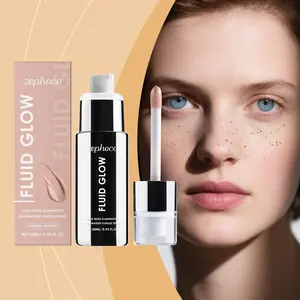 Highlighting liquid for a bright and natural glow, a daily luminous makeup liquid for the face, Highlighter Makeup