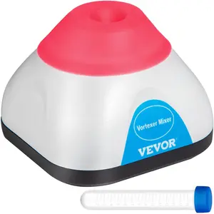 fathersdaygift  VEVOR Vortex Mixer, 3000RPM Mini Vortex Mixer Shaker, Touch Function Scientific Lab Vortex Shaker, Mix Up to 50ML, 6mm Orbital Diameter for Test Tube, Tattoo Ink, Nail Polish, Eyelash Adhesives, Paint