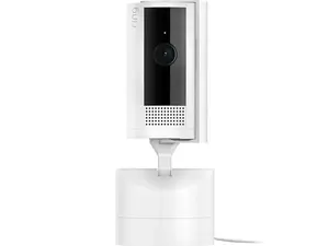 Ring - Pan-Tilt Indoor Security Cam with 360° Horizontal Pan Coverage, Live View & Two-Way Talk, and HD Video - White