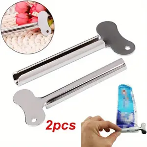 2pcs set Manual Toothpaste Squeezer Tool Set, Efficient Tube Dispenser for Bathrooms, Easy Clean Toothpaste Squeezer Accessories, Home Bathroom Essentials