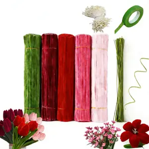541pcs Flower pipe cleaners kit,diy flower decor,chenille flowers,thick pipe cleaner,plush DIY pipe cleaner craft pack