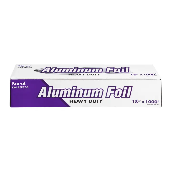 Karat 18" x 1000' Heavy Duty Aluminum Foil Roll - 1 Roll Karat 18" x 1000' Heavy Duty Aluminum Foil Roll - 1 Roll