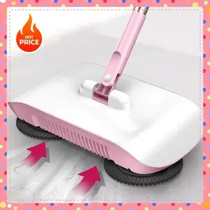 Combination of Broom and Mop Hand Push Type Scoop Household Broom and Dustpan Set Floor Magic Broom Home Cleaning Tools Sweeper Broom With Dustpan Broom Dustpan Combo