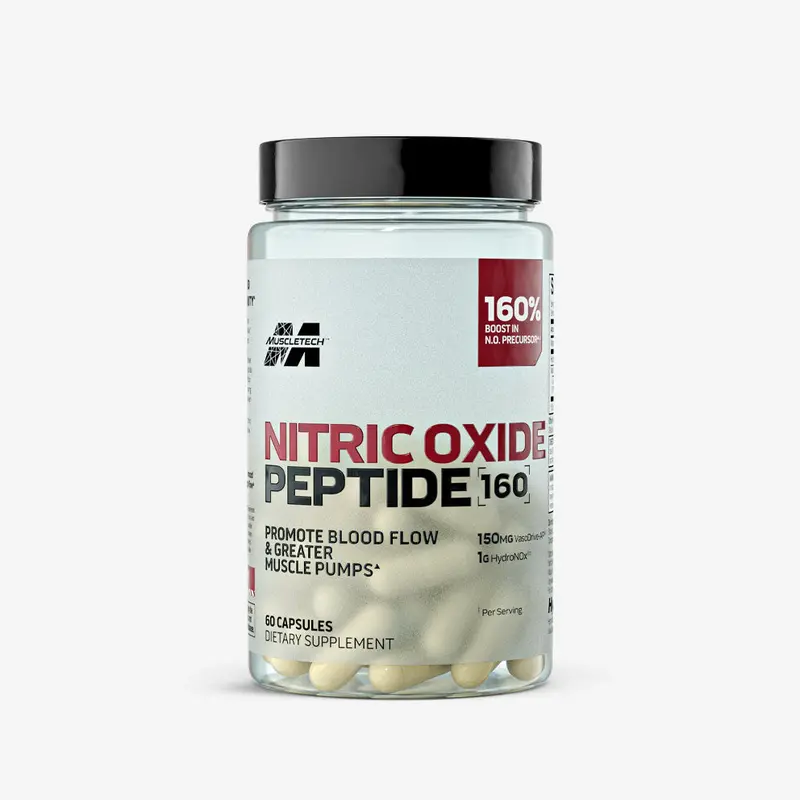 MuscleTech Nitric Oxide Peptide 160, Peptide-Powered Nitric Oxide Breakthrough