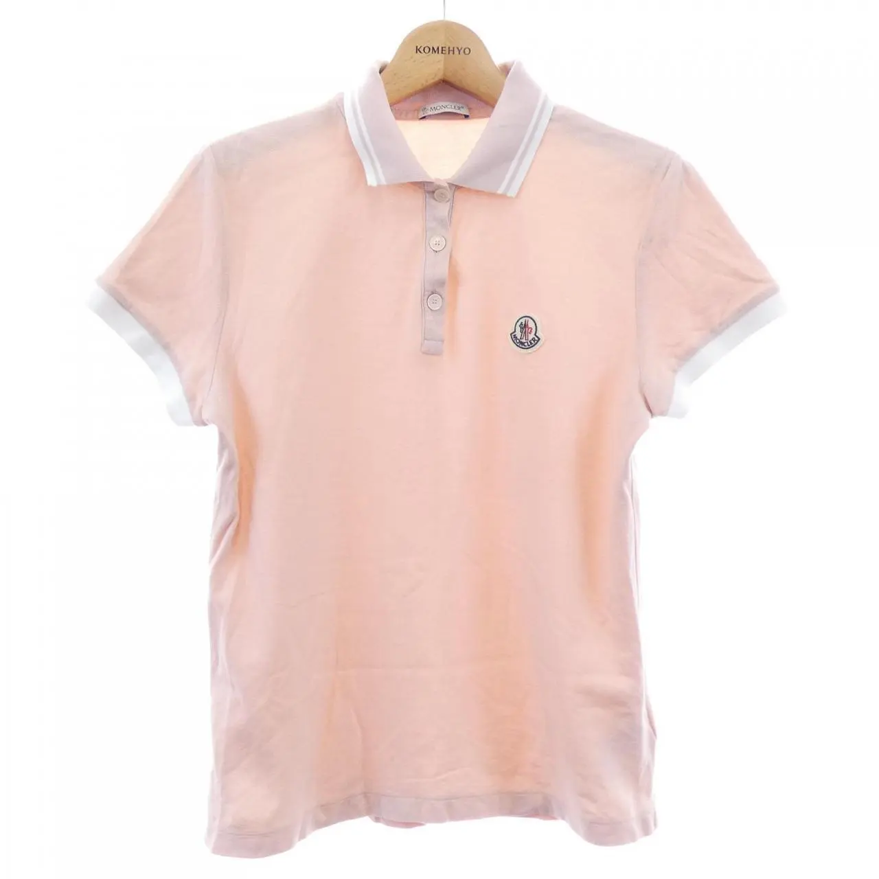 Pre-owned MONCLER Cotton Small Leather Goods Polo Shirt