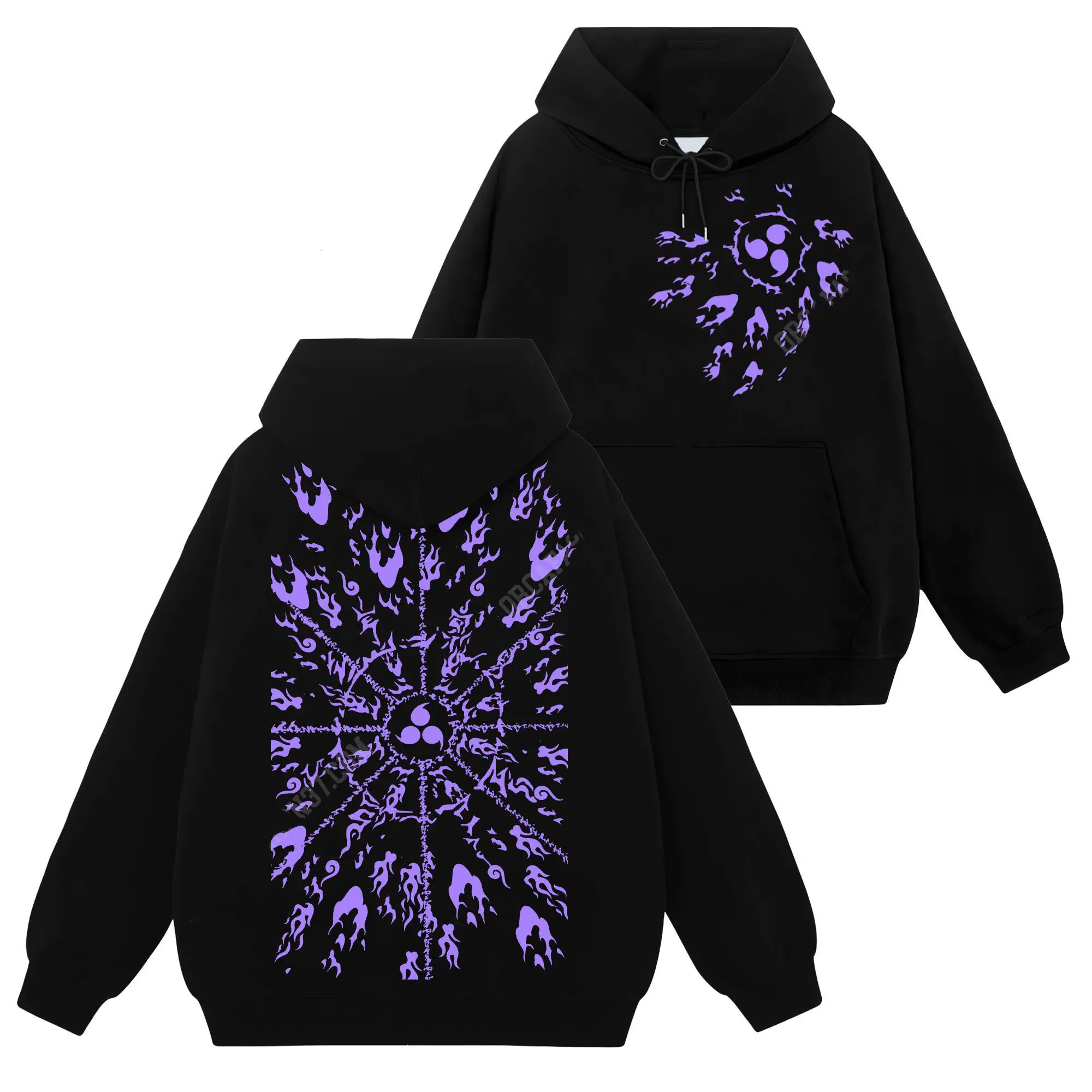 [Uchiha Fashion] Limited Sasuke Uchiha Curse Mark - Naruto Shippuden #91 Hoodie T-Shirt Sweatshirt, Retro Vintage Unisex Graphic 90s Cotton, Gift For Wibu, Anime Manga Y2K Streetwear