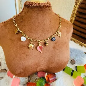 Vintage Ethnic Colorful Stone Necklace