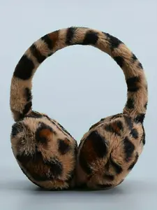 Leopard Print Ear Warmer, Ear Snood, Warm and Windproof, Perfect Winter Choice, Ideal Gift for Family and Friends, 1 Piece