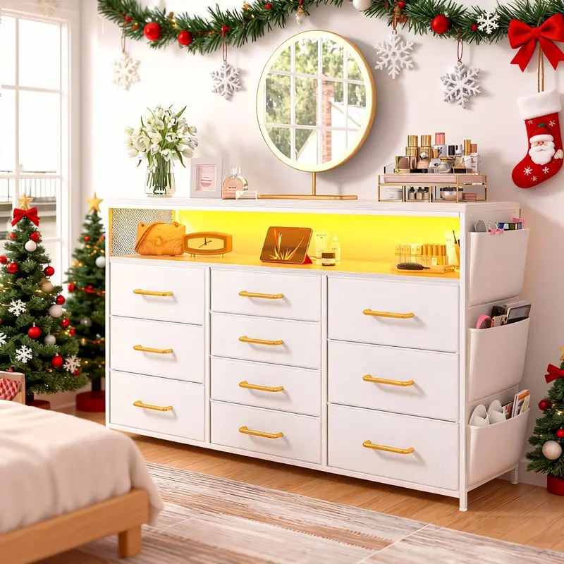 white christmas dresses American Country 6-Drawer Dresser