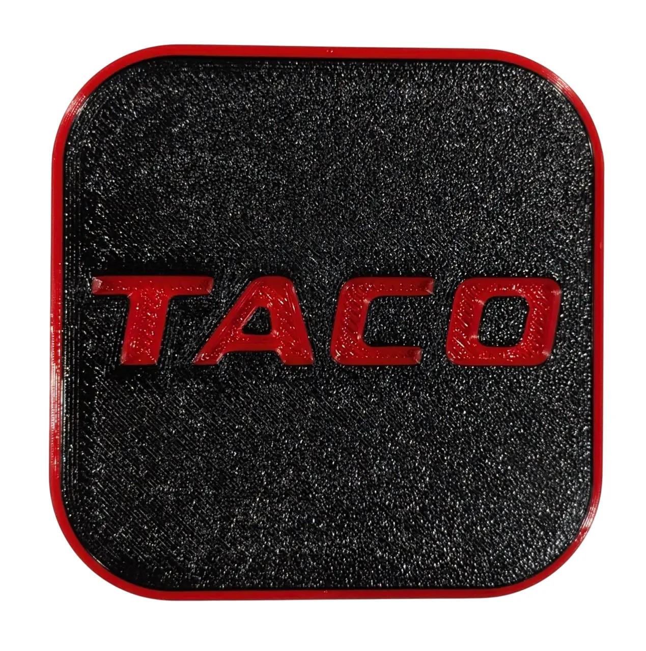 3D Printed TACO Hitch Cover Custom Made for your TACO-ma Truck 2in Receiver