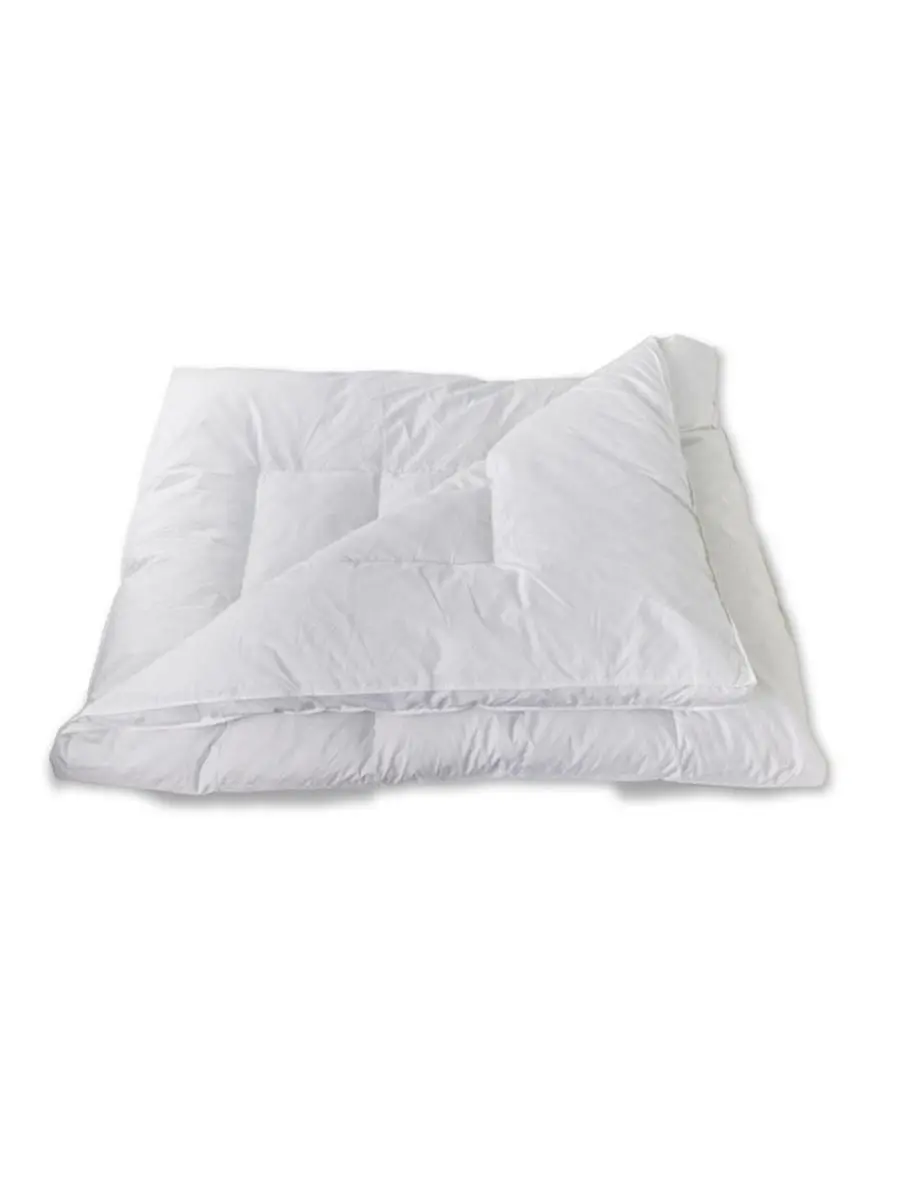 Queen Size White Feather & 75% Down Cluster Mattress Topper - 60x80in Home Bedding, Hypoallergenic Fill, Cambric Weave Cotton Cover, Box-Stitch & Sewn-Through Design, Machine Washable, Tumble Dry