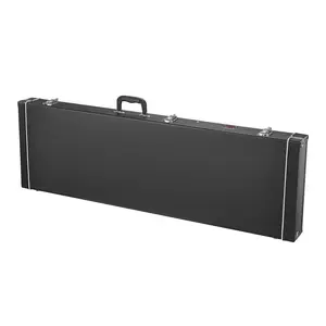 VEVOR Bass Guitar Hard Case,  48.03 in Rectangular Guitar Hard Case, With Lock Latch Keys Handle, PVC Padding Soft Lining Water-Resistant Hard Shell Guitar Cases, for 39-46.5 in Bass Guitars, Black