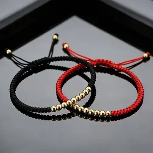 Adjustable Handmade Beaded Bracelet, Beads, Unisex Jewelry, Perfect Gift for Valentine's Day & Mother's Day, All Seasons Wear