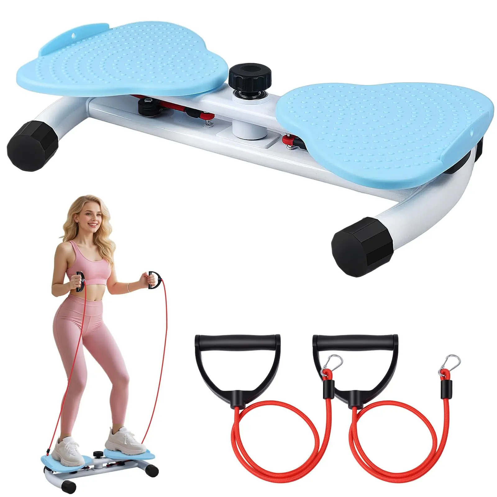 Noiseless Waist Twisting Machine - Abdominal Core Trainer, 326 lbs Capacity Home Gym Equipment for Core Muscle Training, Balance Workouts, Abdominal Exercise Board, Workouts For Flat Tummy, Home Workout