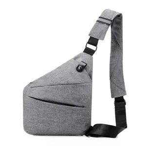 Crossbody Sling Bag Water Resistant Anti Theft Chest Pack Minimalist Commuter Daypack for Travel Hiking Work