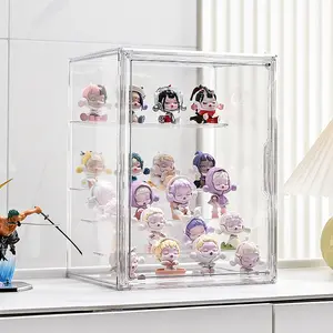 4-Layer Transparent Display Shelf, Multi-Functional Storage for Various Items, Stylish & Durable Design, Perfect for Home Organization