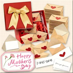DIY Love Notes Gifts Box -Cute Open When Letters & Mini Envelopes -Unique Long Distance Gift for Him Boyfriend Father's Day Gifts Anniversary Graduation Wedding Birthday Mother's Day