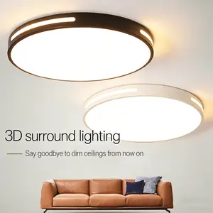 LED Flush Mount Ceiling Light Fixture, 11.81 Inch 36W, Super Slim, 3 Color Selectable LED Ceiling Lights for Bedroom,Edge-Lit Flush Mount Ceiling Light Fixture for Kitchen, Bedroom, Laundry and Closet Room