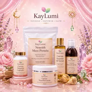 KayLumi Nourish Complete Body Care Collection Set - Cream, Capsules, Oil Serum, Syrup, Protein Blend, Moisturizer for Daily Skin Nourishment Needs