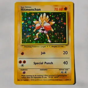 Hitmonchan Holo Base Set 1999 Vintage Pokémon Card Fighting Type Classic!
