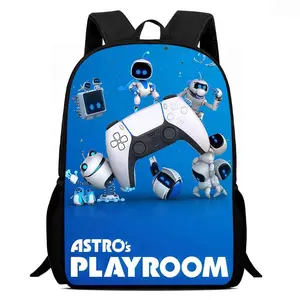Astro Bot Anime Backpack for Women/Men/Teens, Day Packs Knapsacks Casual Backpacks Gift for Gym Travel Camping Outdoor Work Business