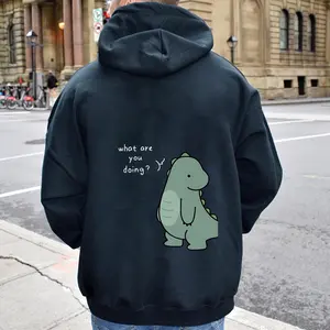 Lovely Dinosaur Matching Couple Hoodie Sweatshirt for Couple, Cute Dinosaur Matching Hoodie Gift For Couple, Matching Gift For Lovers, Graphic Hoodies, Valentines Gift, Hoodies for Women Men