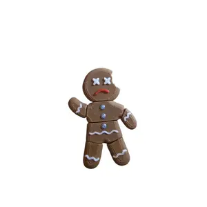 Gingerbread Man Keychain - Festive Holiday Accessory for Christmas Gifts and Decor