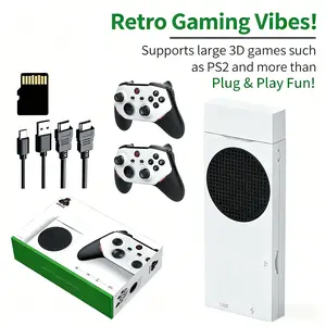 LASTEND 2026 New Retro Game Console | 128GB Storage | Dual Wireless Controllers | HDMI Display Output | Classic Family Gaming Device for Kids & Adults