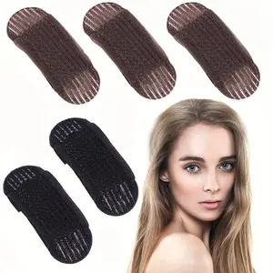 2PCS Fashion Bun Bump For Pad Inserts Breathable Invisible Hair Volume Pads Hair Clips For Increased Volume And Styling Hair Tool Accessories