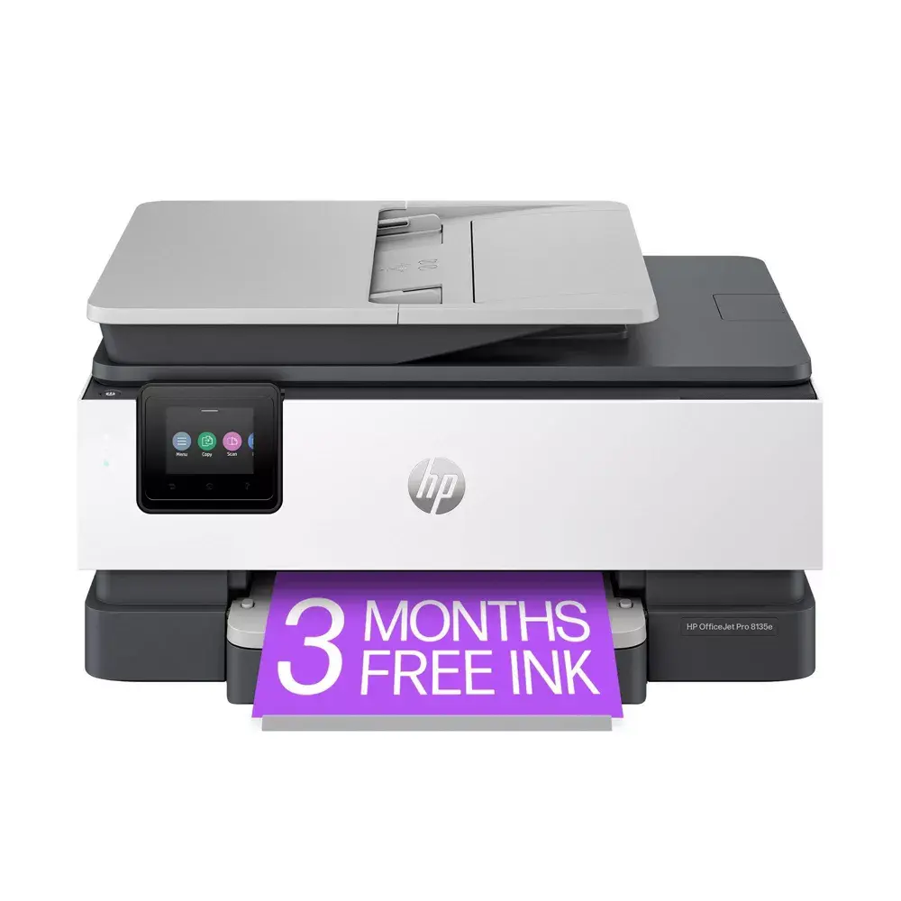 HP OfficeJet Pro 8135e Wireless All-in-One Color Printer Scanner Copier