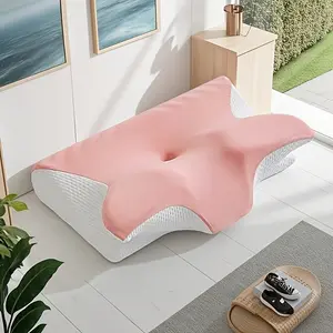 New Butterfly Memory Foam Pillow Core, Comfortable Neck Support Cushion, Soft and Durable Pillow Insert for Home Use