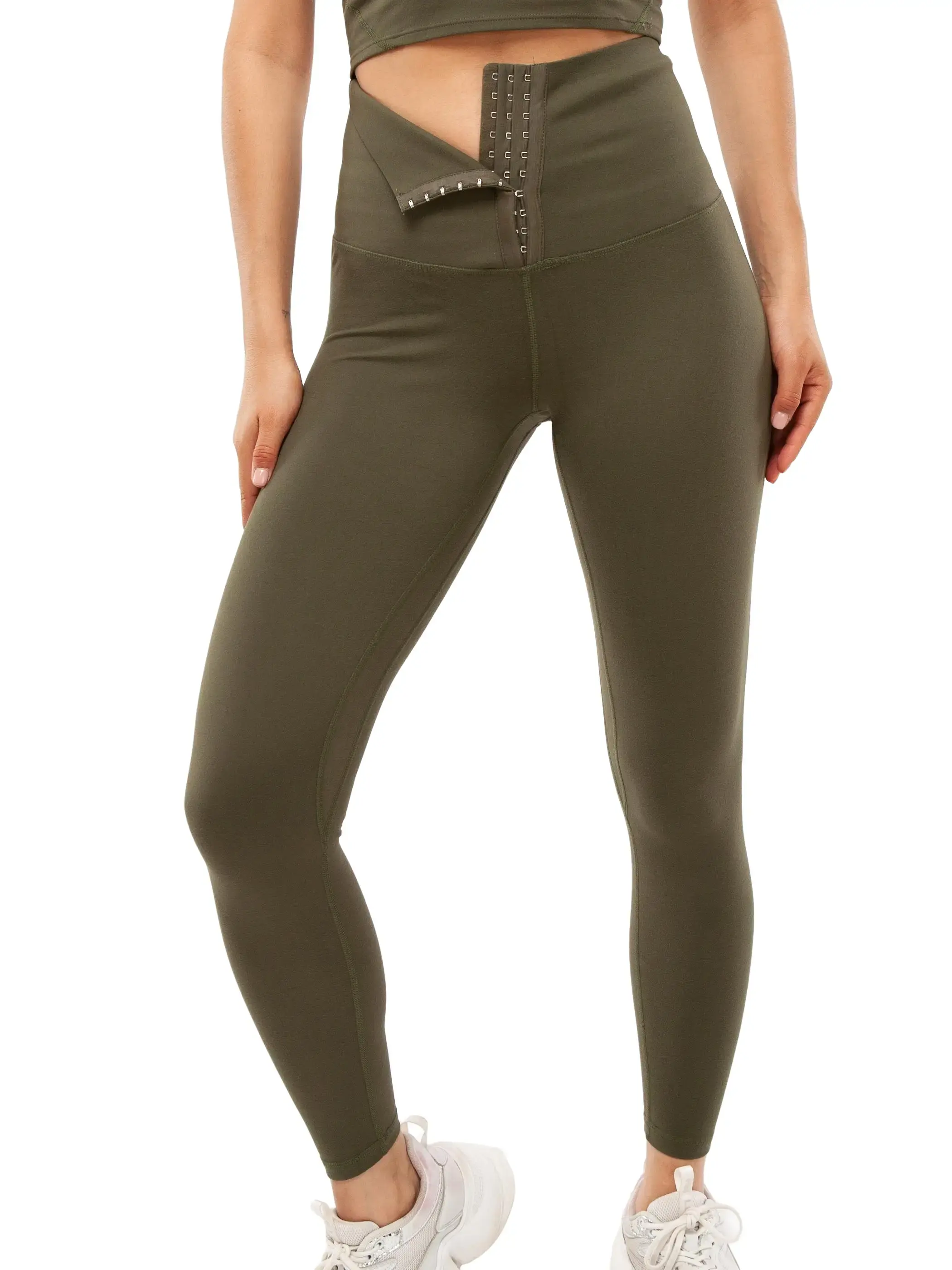 Women's Pro-Fit High Waist Shaping Leggings - Adjustable Tummy Control, Squat-Proof, Moisture-Wicking, Quick-Dry Fabric for Body Contouring Yoga & Workout