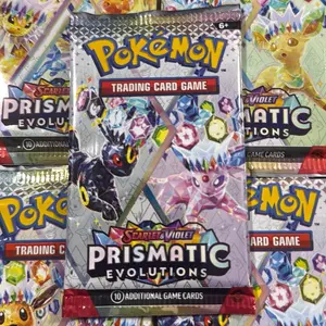 Prismatic Evolutions Booster Pack Rip Til Pokeball